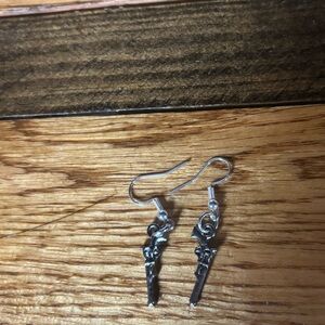 Western pistol handmade earrings